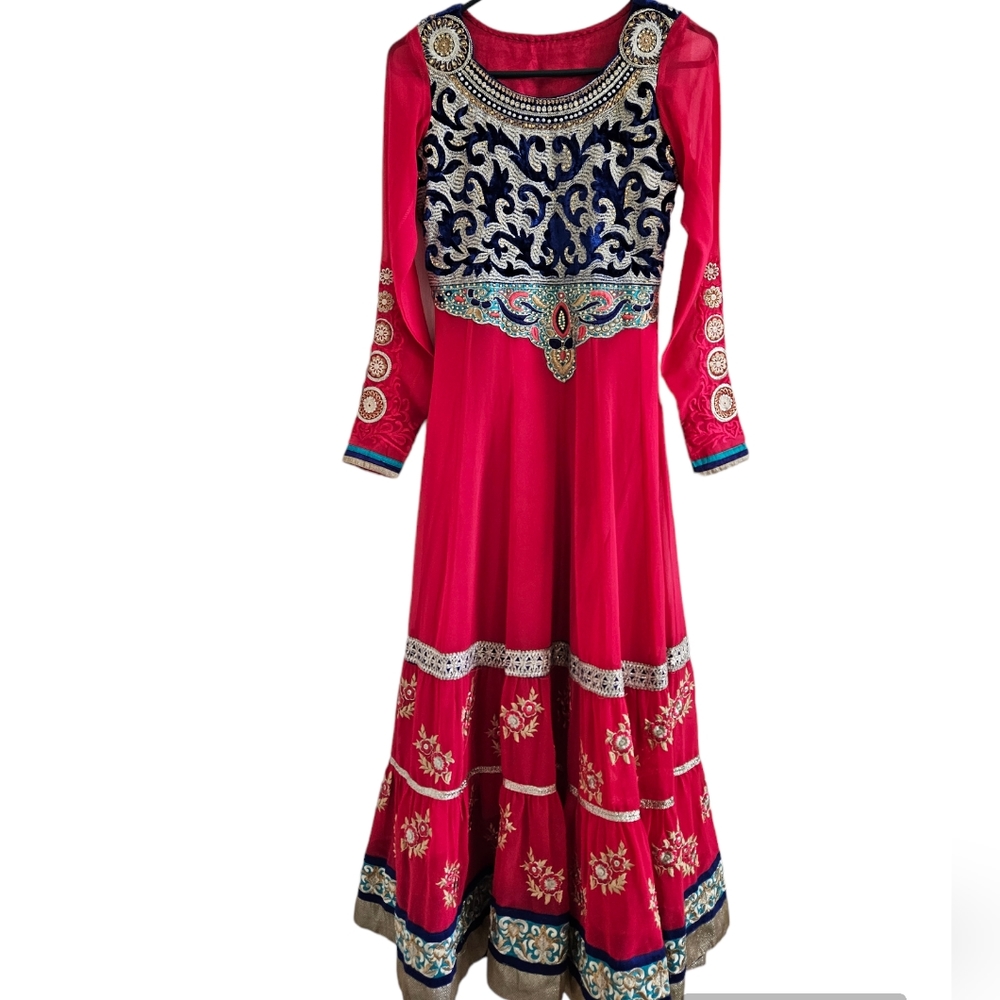 Anarkali ethnic gown with dupatta